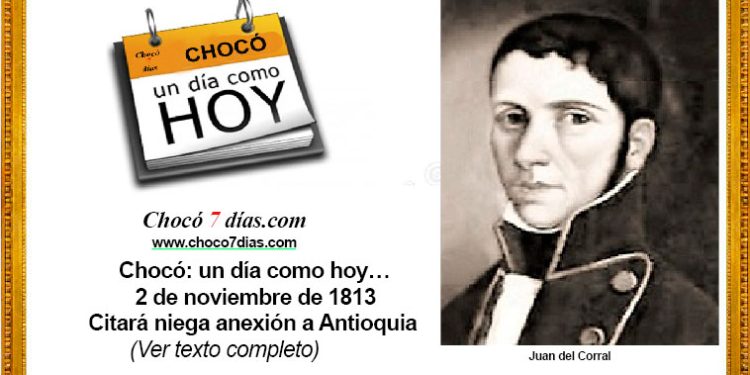 Chocó: un día como hoy… 2 de noviembre