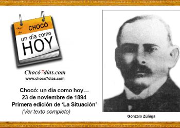Chocó: un día como hoy… 23 de noviembre