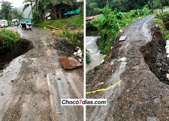 Incomunicado El Valle por destrucción de la vía con Ciudad Mutis