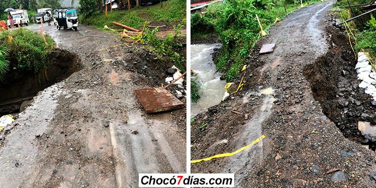 Incomunicado El Valle por destrucción de la vía con Ciudad Mutis