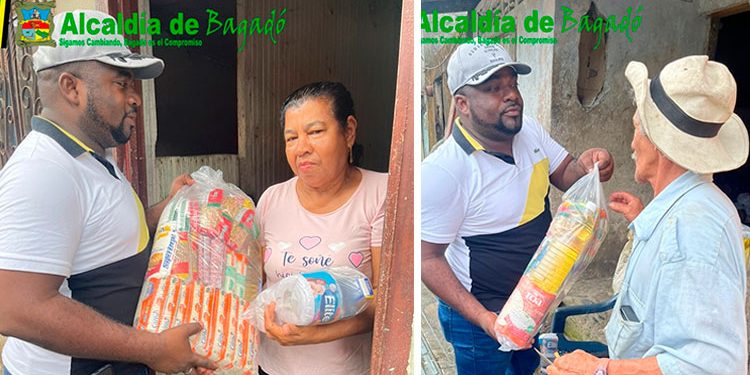 Adultos mayores y discapacitados recibieron ayuda de la alcaldía de Bagadó