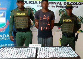 Lo cogieron con 544 dosis de cocaína en Pizarro, Bajo Baudó