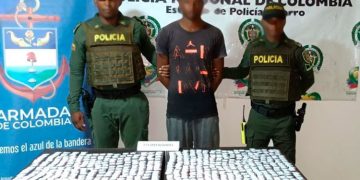 Lo cogieron con 544 dosis de cocaína en Pizarro, Bajo Baudó