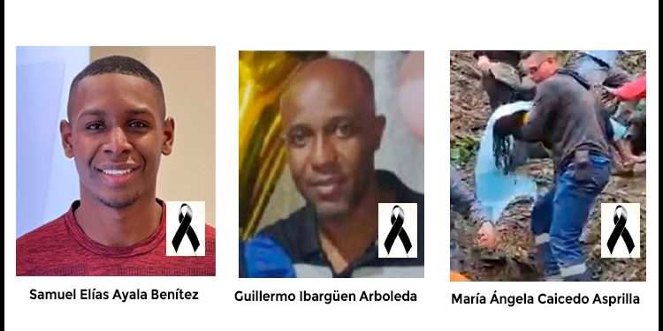 Alud de tierra en Pueblo Rico: 3 personas muertas, nueve heridas y cerca de 20 sin rescatar