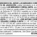 Edicto 2do. aviso Luis Bernardo Correa