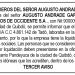 Edicto 3er. aviso Augusto Andrade García