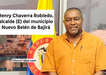 Henry Chaverra, alcalde (E) del municipio Nuevo Belén de Bajirá