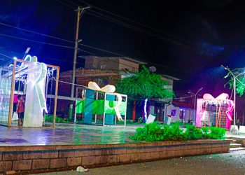 Alumbrado navideño en Juradó