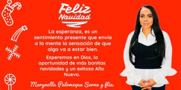 Saludo de Navidad de Marynella Palomeque Serna
