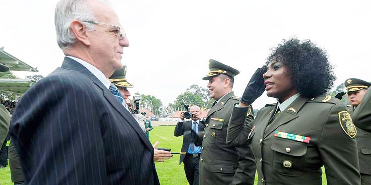 Martha Liliana Chaverra ascendió de capitán a mayor de la Policía