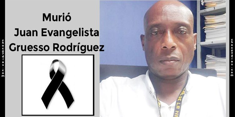 Murió Juan Evangelista Gruesso Rodríguez