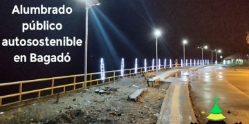 Bagadó: obras 2022. (IV) Alumbrado público autosostenible y alumbrado navideño