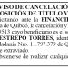 Pérdida CDT. Édgar Gastón Restrepo Torres.