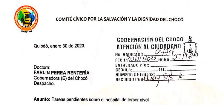 Comité Cívico informa a la gobernación las tareas pendientes para realizar el hospital de tercer nivel