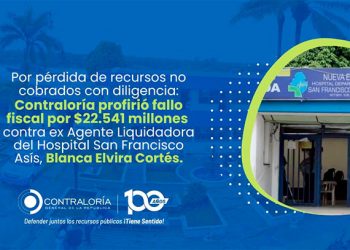 Fallo fiscal por $22.541 millones contra ex Agente Liquidadora del Hospital San Francisco Asís