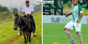 Elkin Blanco dejó el fútbol y trabaja en el campo en Acandí
