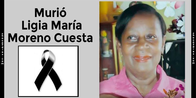 Murió Ligia María Moreno Cuesta