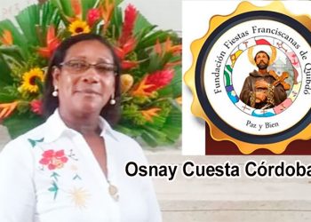 Osnay Cuesta Córdoba, presidenta de las Fiestas Franciscanas