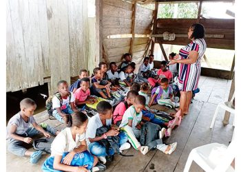 Riosucio: salón de clases en Villa Rufina