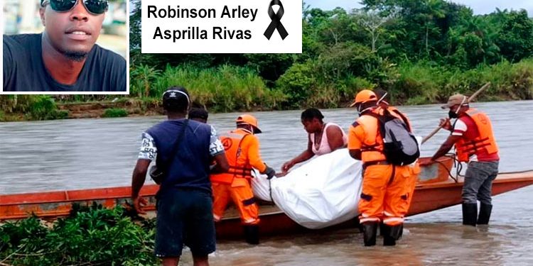 Recuperaron el cuerpo de Robinson Arley Asprilla Rivas