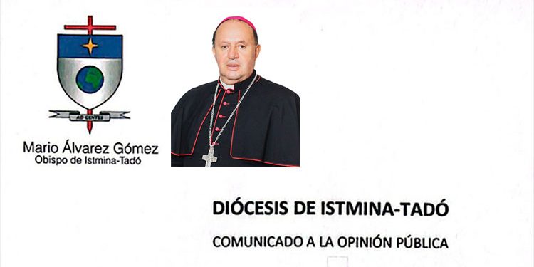 Obispo de Istmina-Tadó se pronuncia sobre el caso de sacerdote encarcelado por presunta violación a una menor