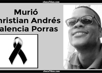 Murió Christian Andrés Valencia Porras