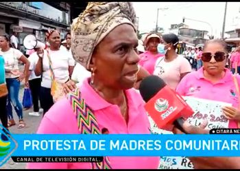 Protestan las madres comunitarias del Chocó