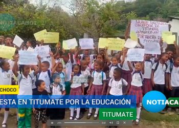 Paro en Titumate, Unguía, por falta de docentes