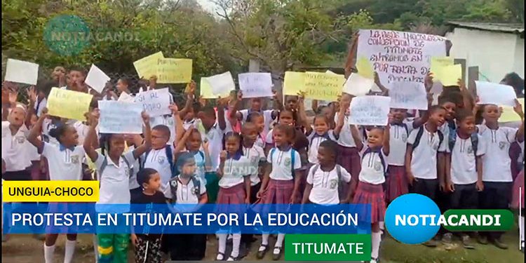 Paro en Titumate, Unguía, por falta de docentes