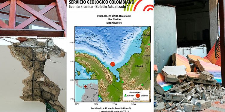 Graves afectaciones tras el sismo en Capurganá