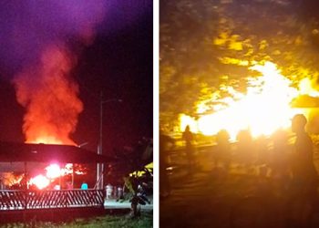 Incendio en Vigía del Fuerte