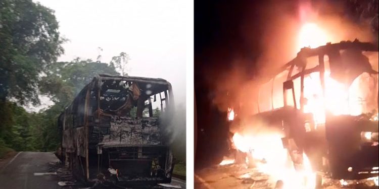 Queman bus en la periferia de Quibdó