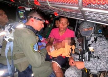 Cuatro niños indígenas del Bajo Baudó fueron evacuados la Fuerza Aérea