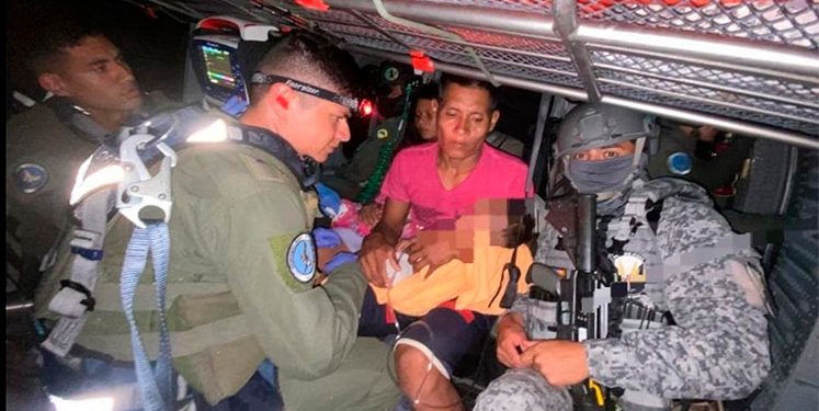 Cuatro niños indígenas del Bajo Baudó fueron evacuados la Fuerza Aérea