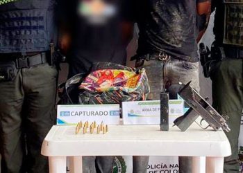 Quibdó: capturados con una subametralladora mini Uzi en el barrio Alfonso López