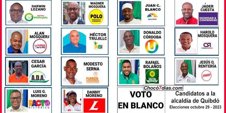 Quibdó: 14 candidatos a la alcaldía