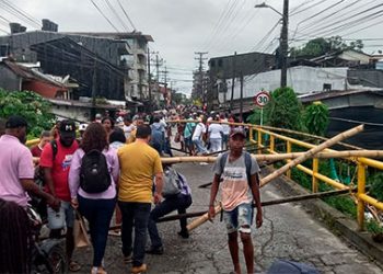 Quibdó: nueva protesta de la zona norte de Quibdó por los puentes Huapango y Álamos