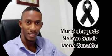 Murió ahogado Nelson Samir Mena Cucalón