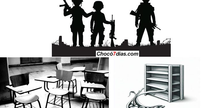 Chocó: reclutamiento forzado, deserción escolar y desabastecimiento.