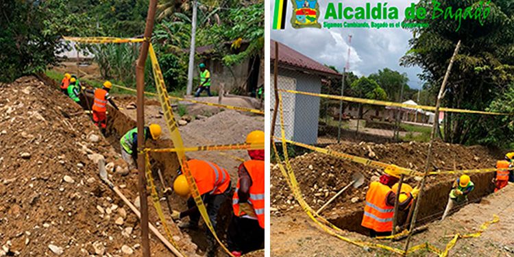 Bagadó: inician construcción del acueducto y alcantarillado en San Marino