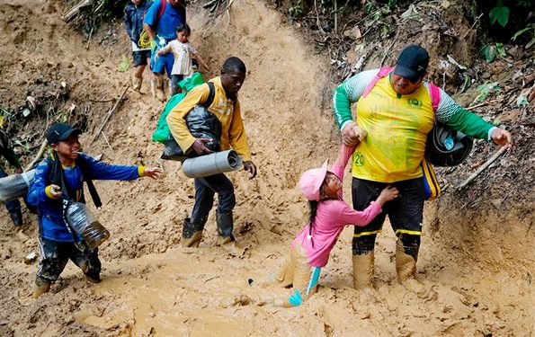 Récord de migrantes por Acandí y el Tapón del Darién