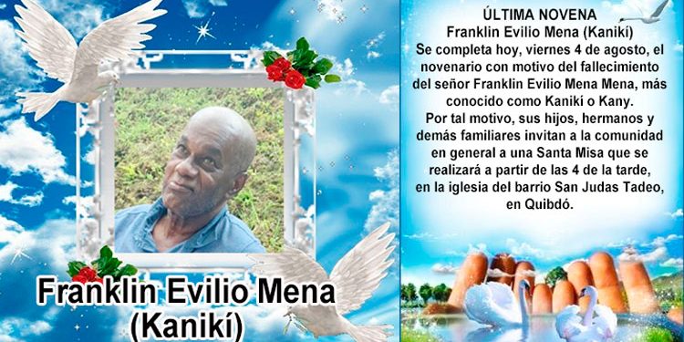 Última novena. Franklin Evilio Mena (Kanikí)