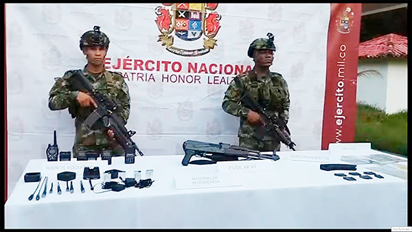 Incautan material de guerra del Clan del Golfo en Careperro, Carmen del Darién