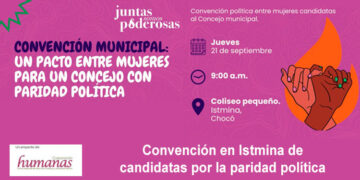 Convención en Istmina de candidatas por la paridad política