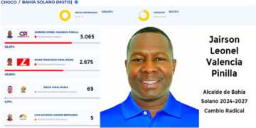 Jairson Leonel Valencia Pinilla, alcalde de Bahía Solano 2024-2027