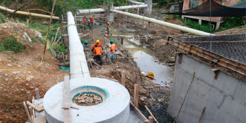 Istmina: avanza la construcción de alcantarillado en sector África del barrio Cubis