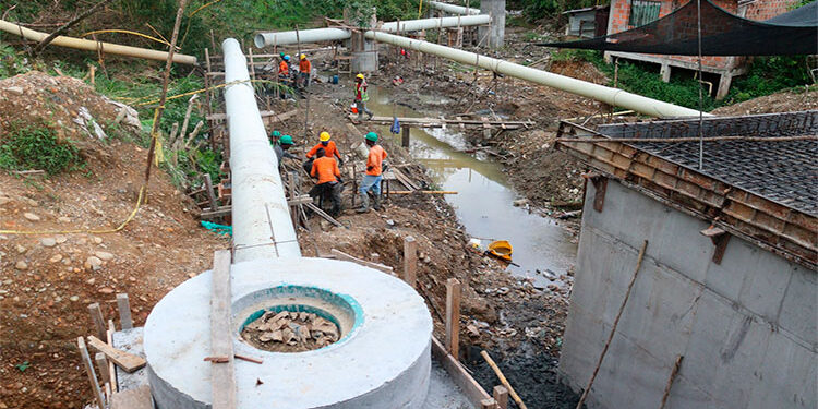 Istmina: avanza la construcción de alcantarillado en sector África del barrio Cubis