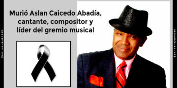 Murió Aslan Caicedo Abadía, cantante, compositor y líder del gremio musical
