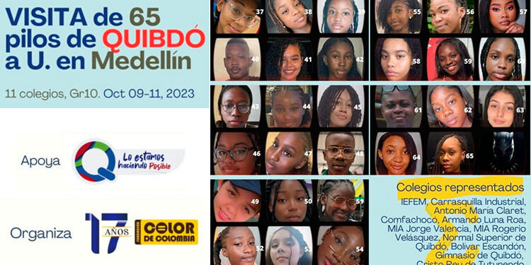 65 pilos de Quibdó visitarán universidades de alta calidad en Medellín