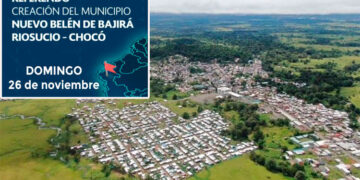 Chocó: referendo sobre la creación del municipio Nuevo Belén de Bajirá.